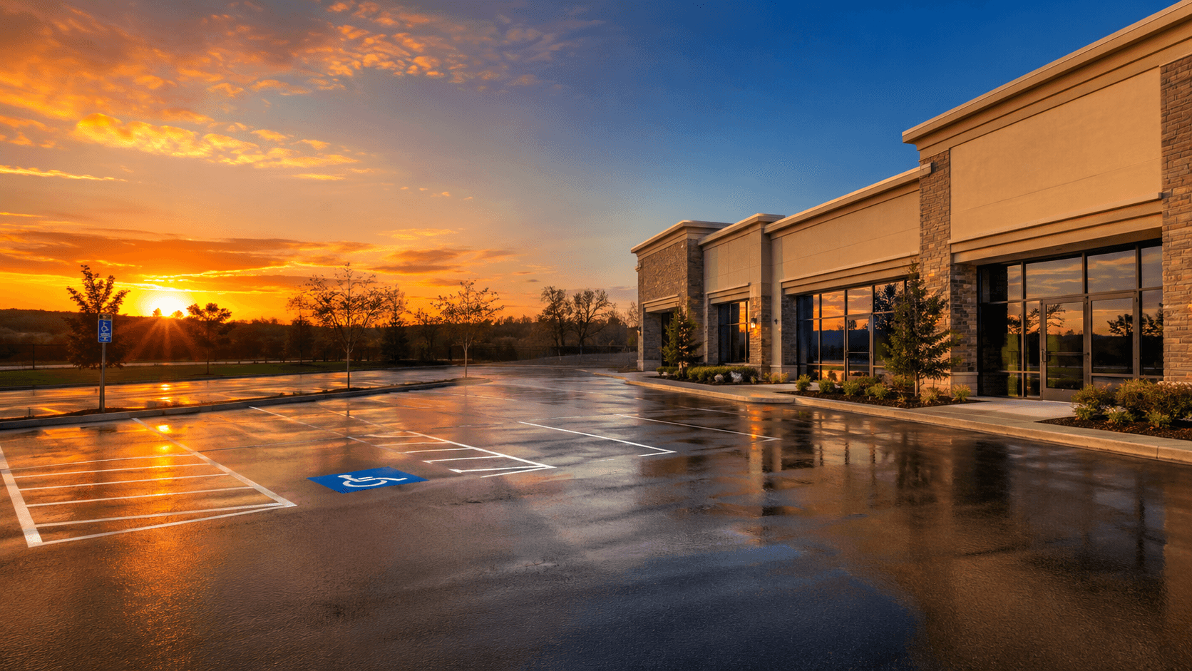 Stratan Paint & Coatings crew performing exterior maintenance